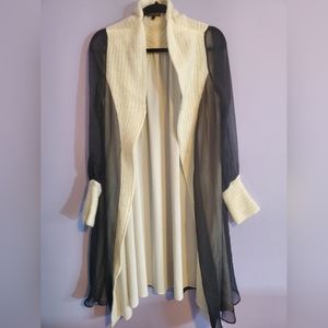 Fendi mixed media sweater